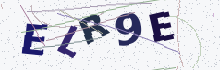 A verification image containing five letters and numbers